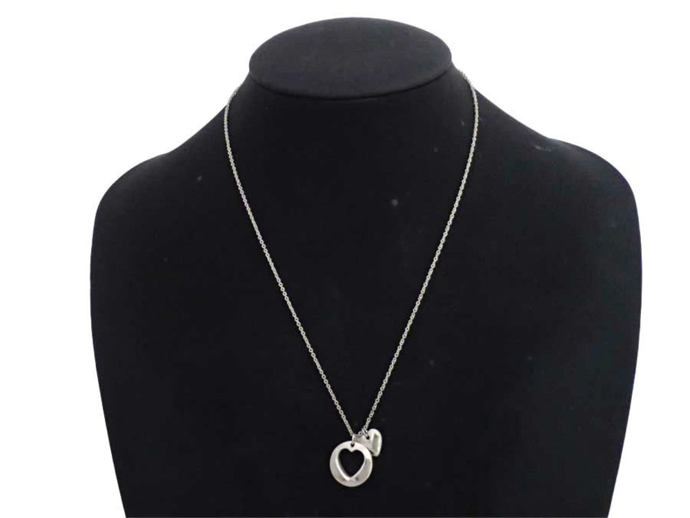 Tiffany Co Necklace Heart Motif Sterling Silver